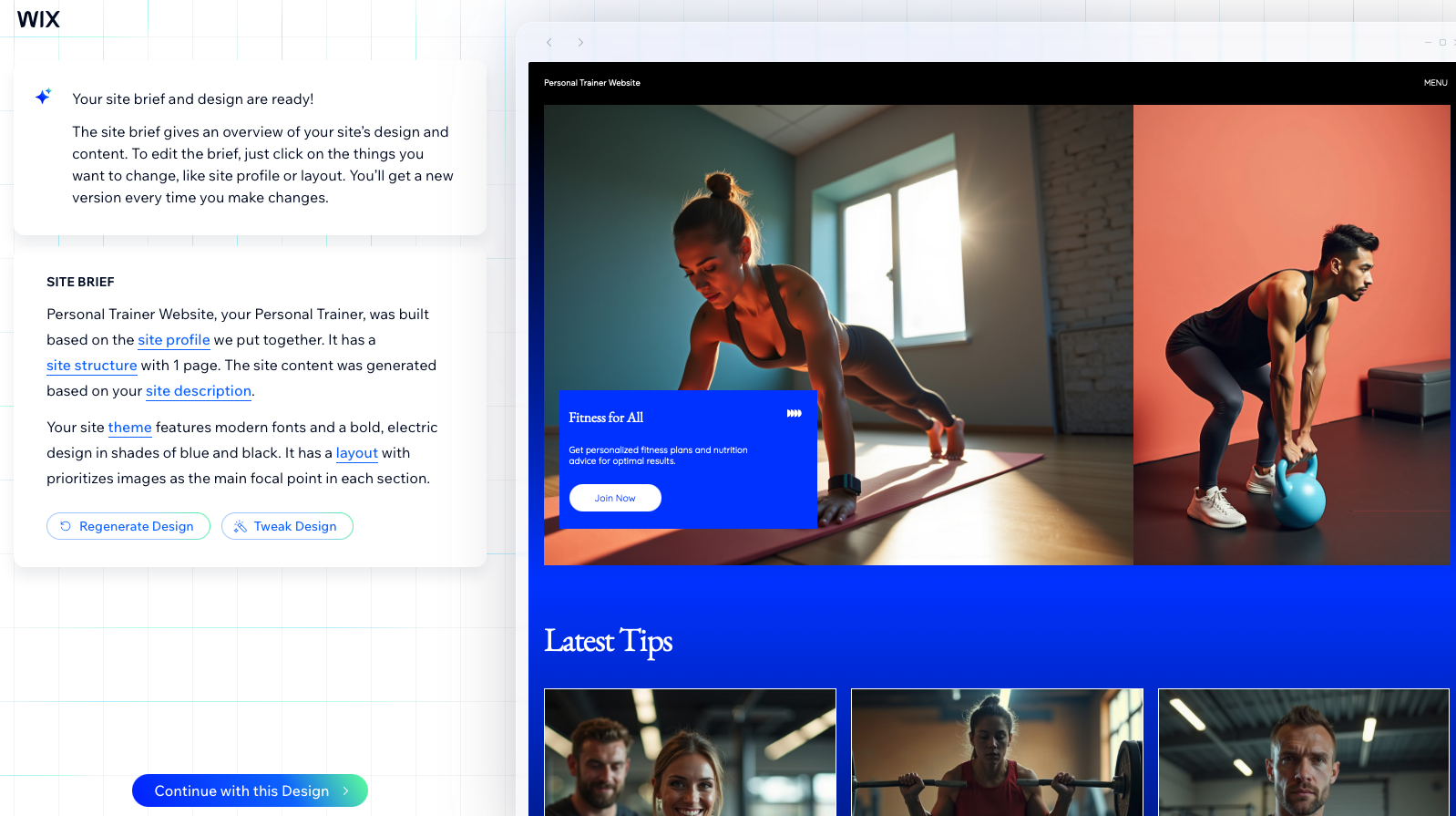 Wix ADI stock photos with awful color scheme