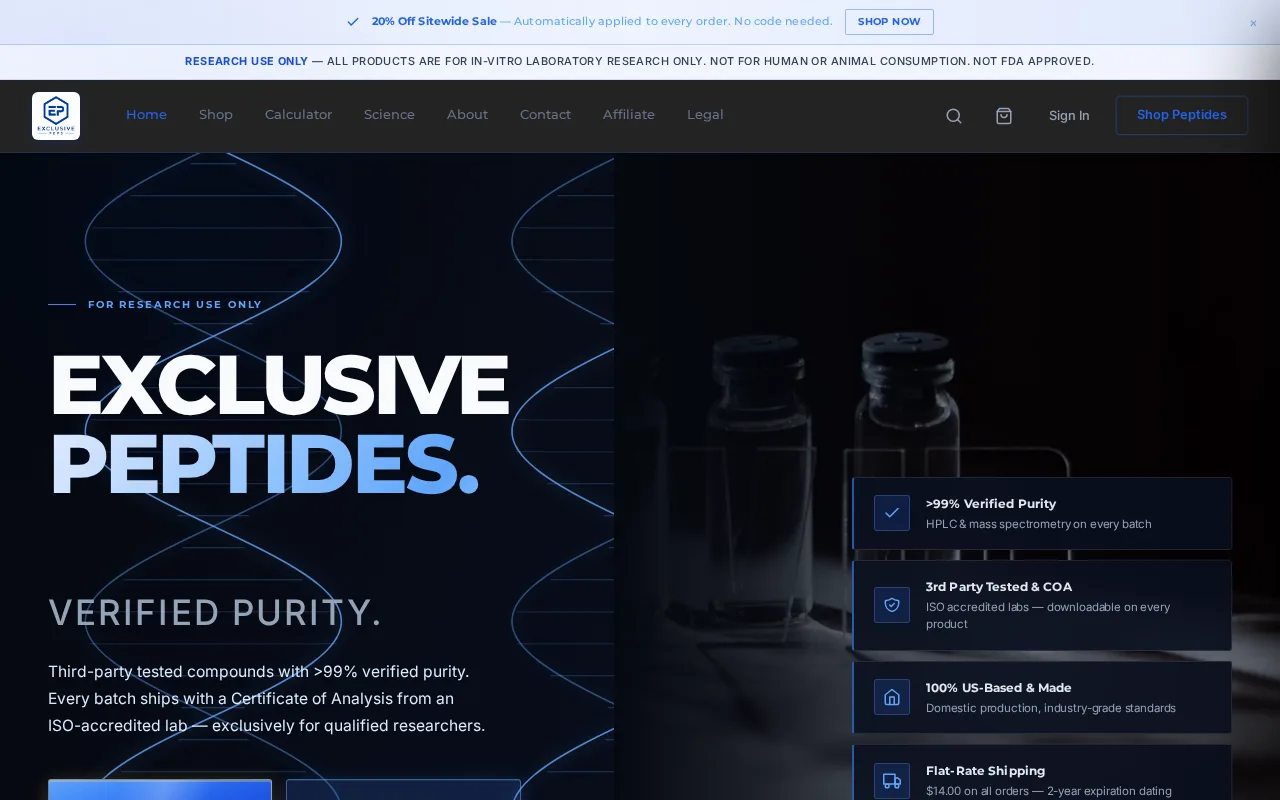 exclusivepeps.com — app built with Vibe Otter