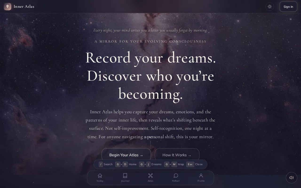 inneratlas.dev — app built with Vibe Otter
