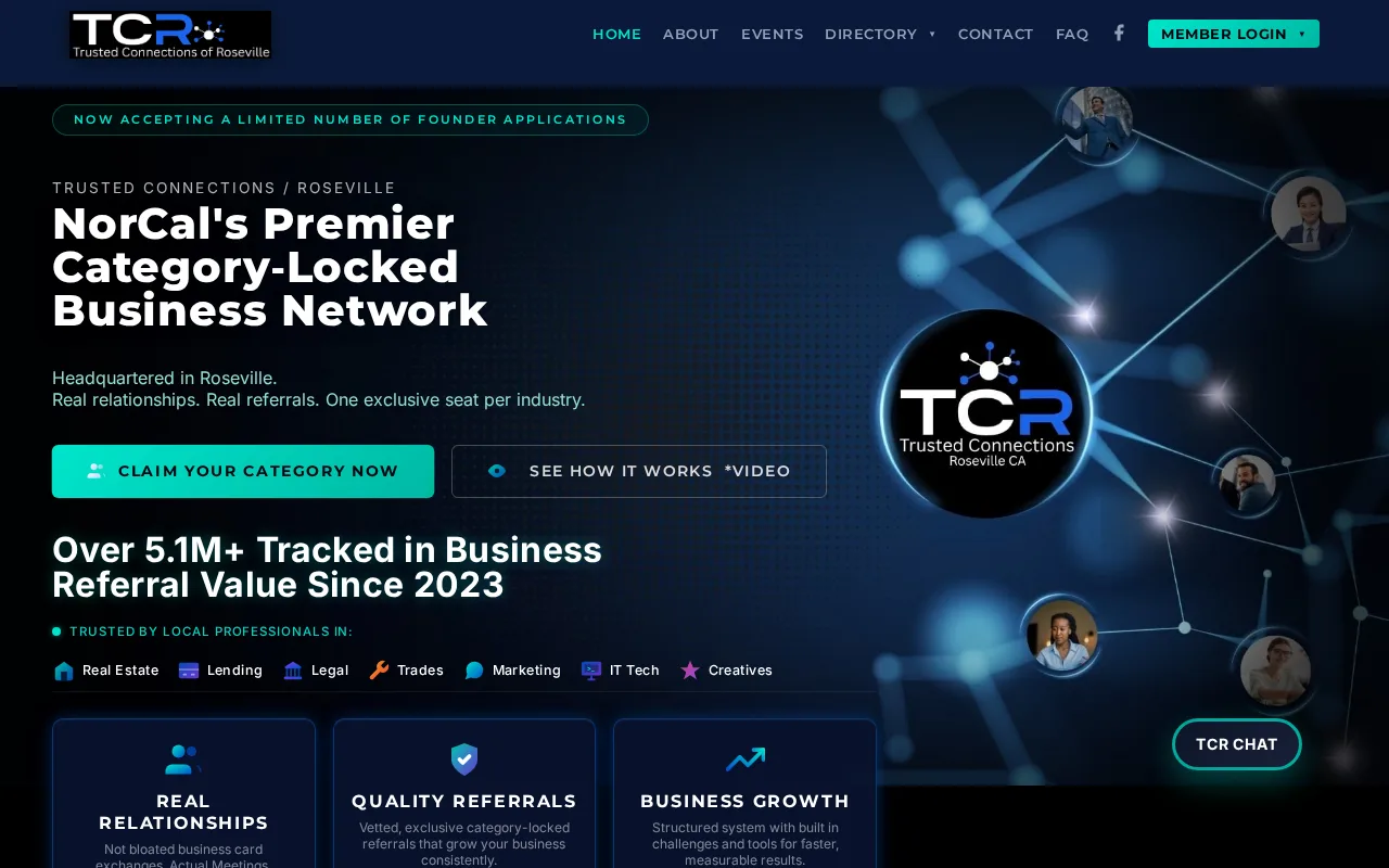 tcofroseville.com — app built with Vibe Otter
