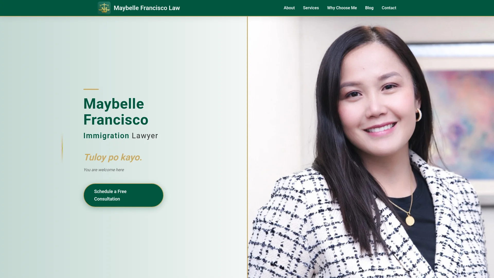 Maybelle Francisco Law website