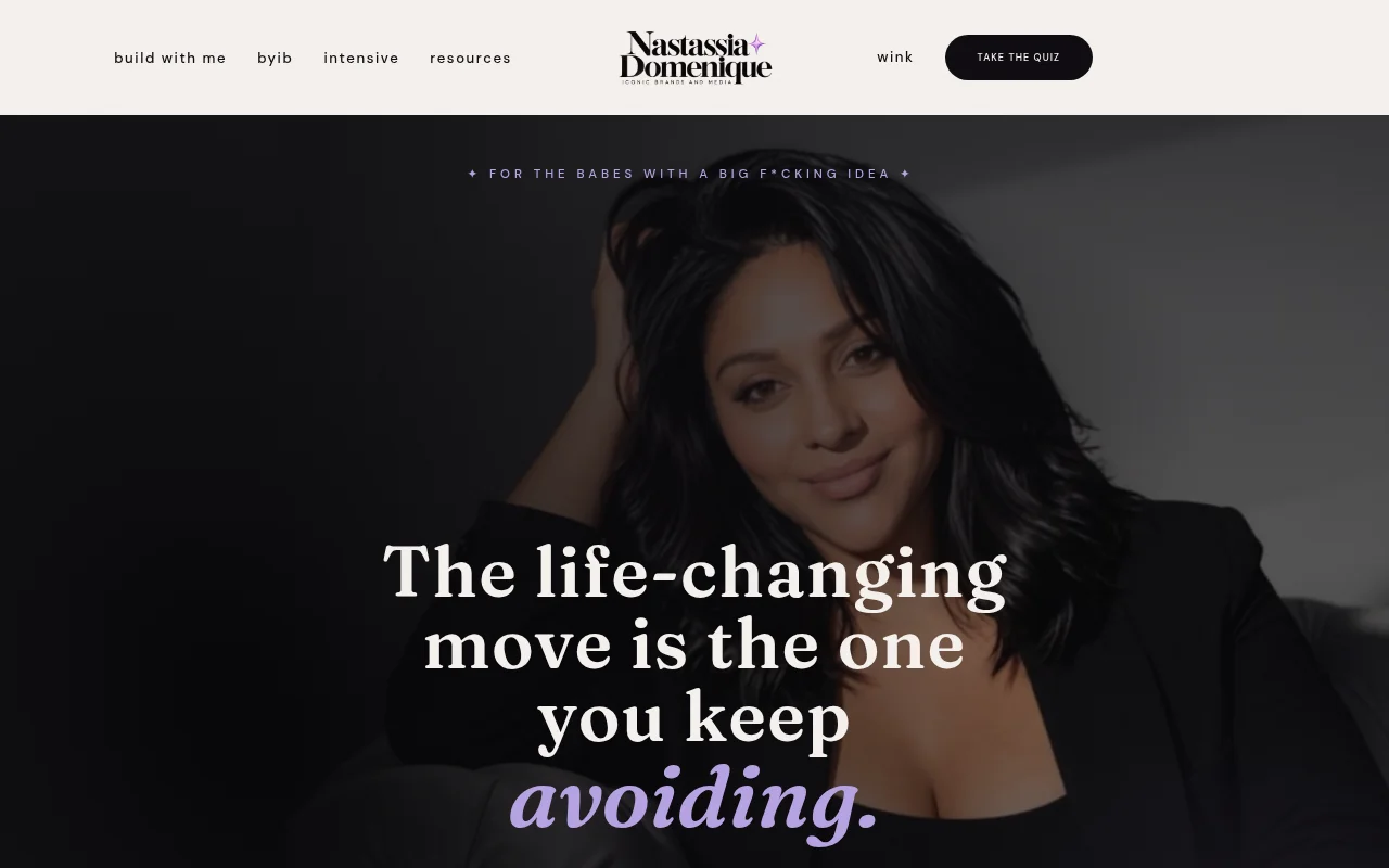 Nastassia Domenique website