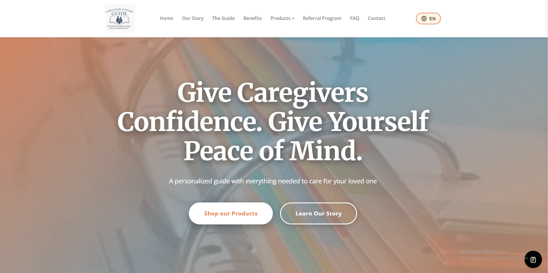 Modern website design mockup
